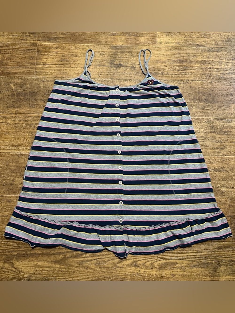 VS PINK VINTAGE Y2K PATCH LOGO SUNDRESS